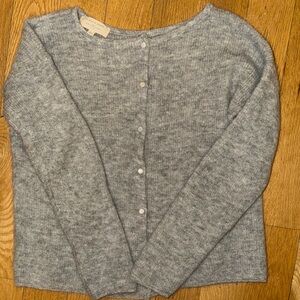 Sezane Gaspard Cardigan Grey